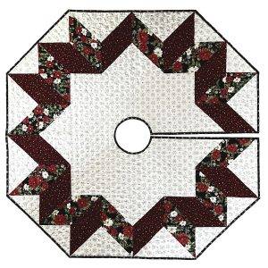 Carpenter's Star Christmas Tree Skirt - 47" x 47"