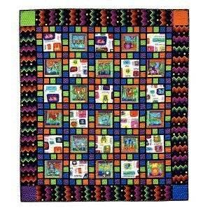 multi-colored children's quilt