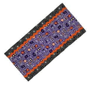 halloween themed quilted table runner