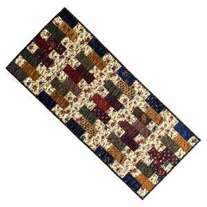 stacked bricks Table runner