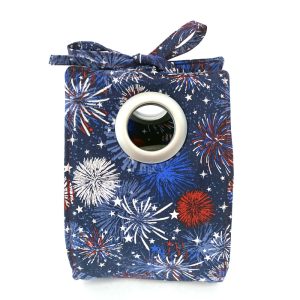 Fireworks themed coffee mug tote bag