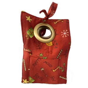 Christmas themed coffee mug tote bag