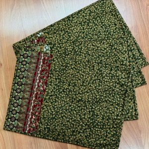 Golden Elegance Placemat Set - 14" x 18.5"